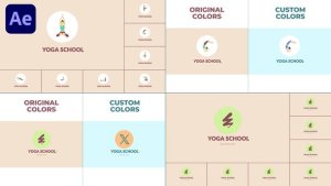 Videohive Yoga School Logo Reveal for After Effects 55944942 Logo Stings template preview