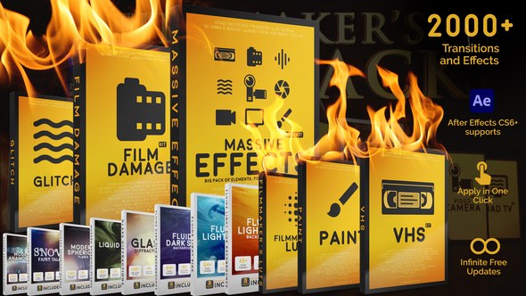 Videohive Massive Vertical Effects Pack Elements template preview