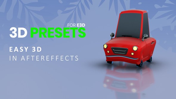 Videohive 3D Motion Presets Titles template preview