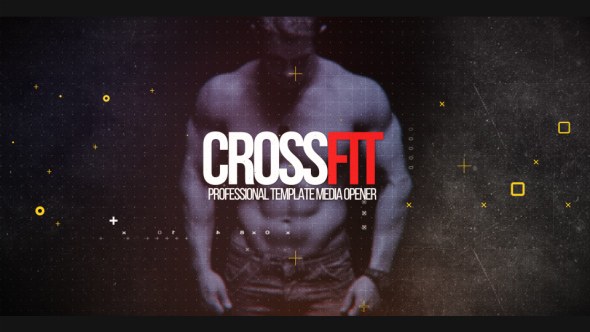 Videohive CrossFit Promo Video Displays template preview