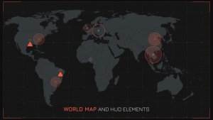 VIDEOHIVE World Map and HUD Elements 38304844 Elements template preview