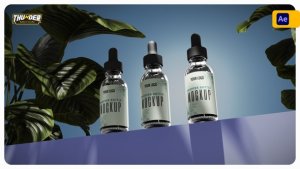 Videohive Dropper Bottle Mockup Product Promo template preview