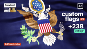 Videohive Custom Flags Pro - Flag Animator Elements template preview