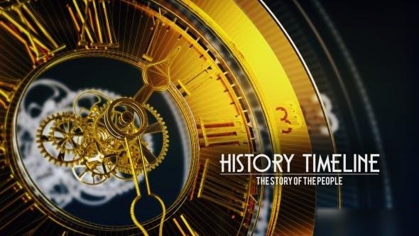 Videohive History Timeline Opener 20140894 Openers template preview