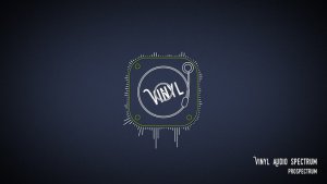 Vinyl Audio Spectrum Video Displays template preview