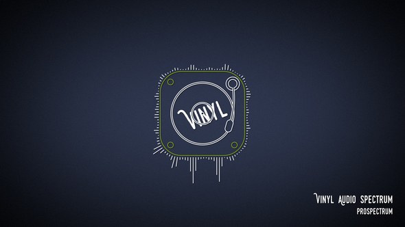 Vinyl Audio Spectrum Video Displays template preview