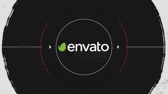 Videohive Flat Glitch Intro Logo Stings template preview