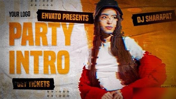 Videohive Music Party Intro I Hip Hop Opener Openers template preview