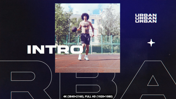 Videohive Urban Intro 50793511 Video Displays template preview