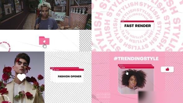 Videohive Creative Fashion Opener Openers template preview