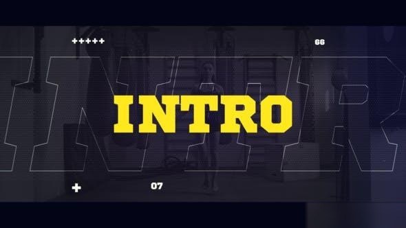 Videohive Sports Slideshow 47535862 Openers template preview