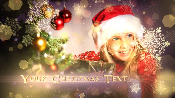 Christmas Wonders Promo Video Displays template preview