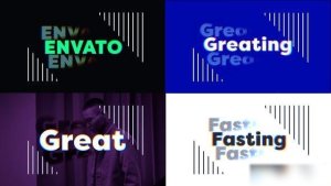 Videohive Typography Text Animation Openers template preview