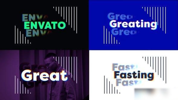 Videohive Typography Text Animation Openers template preview