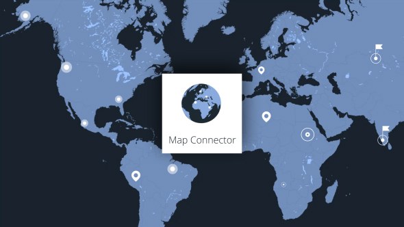 Map Connector Video Displays template preview