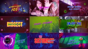Videohive The Party Openers template preview