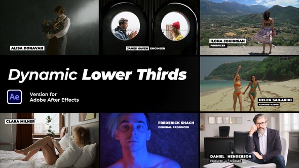 Videohive Dynamic Lower Thirds 46886629 Elements template preview