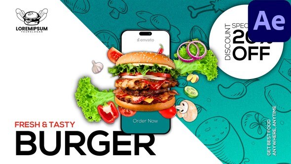 Videohive Food Menu 58857105 Openers template preview