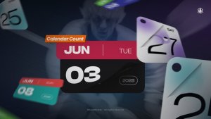 Videohive Calendar Count Elements template preview