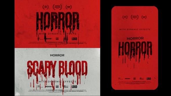 Videohive Halloween Horror Title Titles template preview