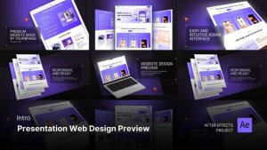 Videohive Intro/Opening - Presentation Web Design Preview After Effects Project Files Openers template preview