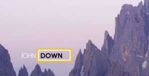 Simple Lower Third Video Displays template preview