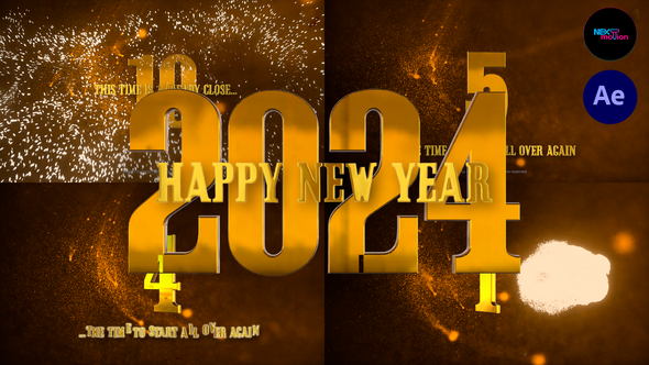 Videohive Happy New Year Countdown 49460060 Broadcast-packages template preview