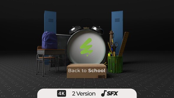 Videohive Back to School 53783360 Logo Stings template preview