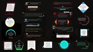 Videohive Quote &Comments TItles Elements template preview