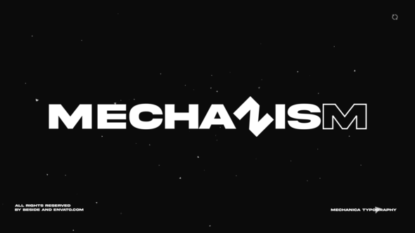 Videohive Typography Titles - Mechanism Titles template preview