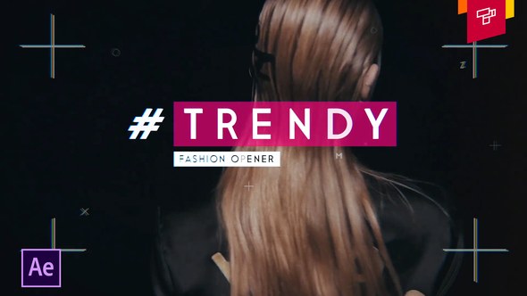 Trendy Promo Video Displays template preview