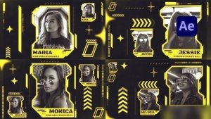 Videohive Futuristic Team Openers template preview