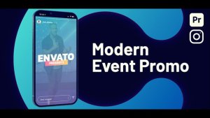 Vertical Church Event Promo Premiere Pro template preview