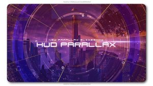 Videohive HUD Parallax Slideshow Video Displays template preview