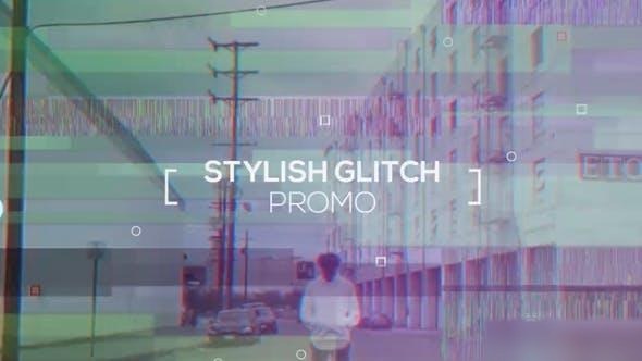 Videohive Stylish Glitch Opener 20370732 Openers template preview