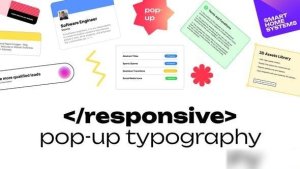 Videohive Responsive Pop-up Typography Titles template preview