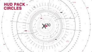 Videohive HUD Pack - Circles Elements template preview