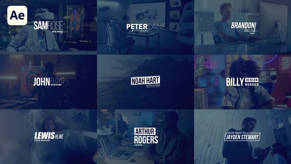 Videohive Corporate Titles Pack 56161353 Titles template preview