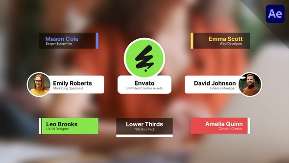 Videohive Lower Thirds 55668756 Elements template preview