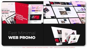 Videohive Fast Minimal Web Promo Product Promo template preview