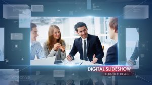Videohive Digital Corporate Business Slideshow Video Displays template preview