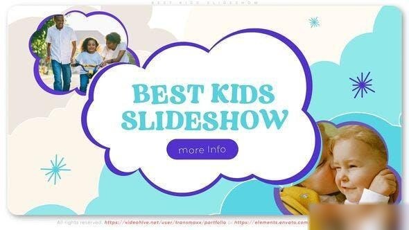 Videohive Best Kids Slideshow Openers template preview