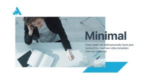 Videohive Clean Minimal Corporate Presentation Video Displays template preview