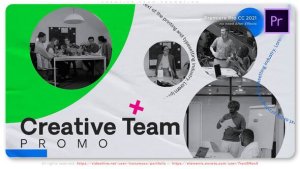 Creative Team Promotion Premiere Pro template preview