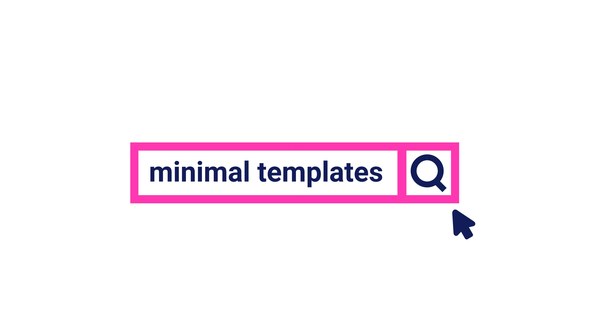 Videohive Minimal Search Logo Reveal Logo Stings template preview