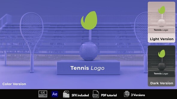 Videohive Tennis Logo 50437103 Logo Stings template preview