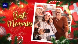 Videohive Merry Christmas Slideshow 2025 Openers template preview