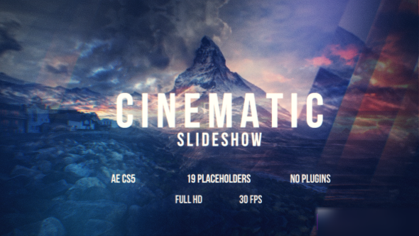 Videohive Cinematic Slideshow 16382418