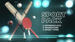 Videohive Tennis Cricket Baseball Pack Openers template preview