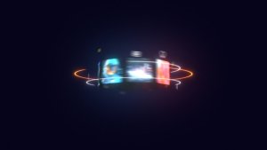 Videohive Spinning Logo Reveal Logo Stings template preview